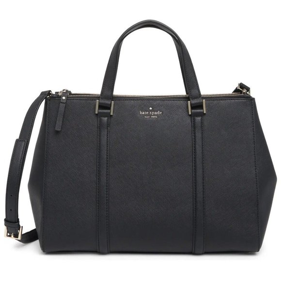kate spade Handbags - Kate Spade Newbury Lane Black Saffiano Leather Satchel Purse